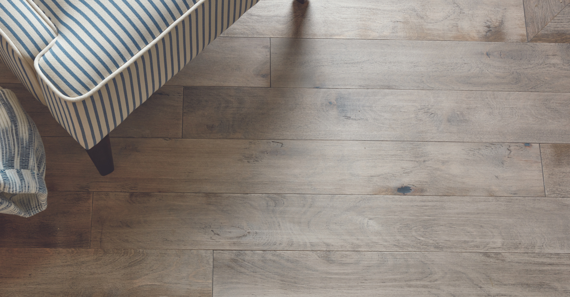 newly installed hard surface flooring